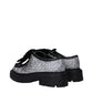 Gray Plastic Slip-On Loafers