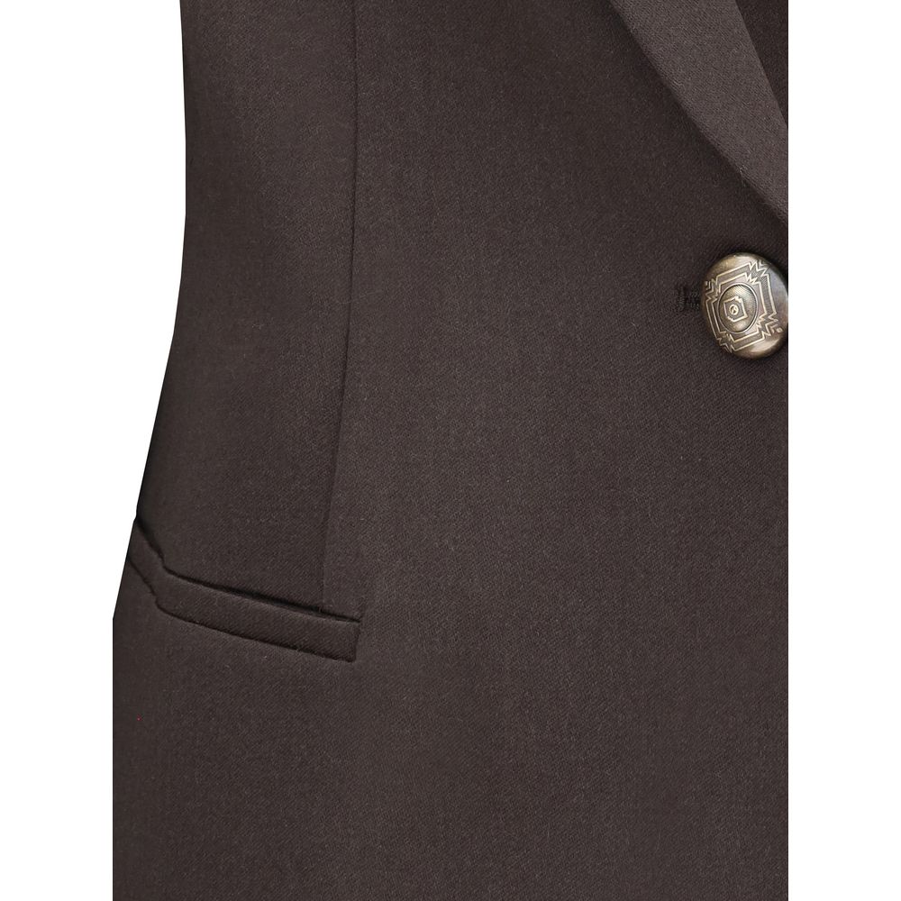 Single-breasted wool Blazer