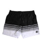 Black White Striped DG Logo Men Short  Swimwear