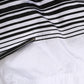 Black White Striped DG Logo Men Short  Swimwear