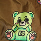 Brown Multicolor Teddy Bear Men Shorts Swimwear