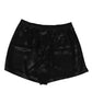 Black Silk Satin Elastic Men Boxer Short Swimwear