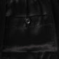 Black Silk Satin Elastic Men Boxer Short Swimwear