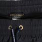 Black Nylon Side Logo Tape Shorts Swimwear