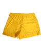 Yellow Nylon Logo Plaque Boxer Shorts Swimwear
