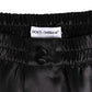 Black Silk Satin Elastic Men Boxer Short Swimwear