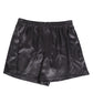 Black Satin Silk Elastic Men Boxer Short Swimwear