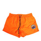 Orange Polyester Beachwear Men Shorts Swimwear