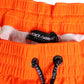 Orange Polyester Beachwear Men Shorts Swimwear