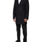 Dark Blue Wool Men Jacket Coat Blazer Suit