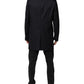 Dark Blue Wool Men Jacket Coat Blazer Suit