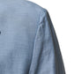 Light Blue Linen Double Breasted Men Jacket Blazer