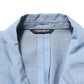 Light Blue Linen Double Breasted Men Jacket Blazer