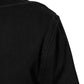 Black Cotton Denim Stretch Button Up Jacket