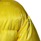 Yellow Nylon Logo Puffer Bomber Men Jacket