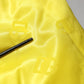 Yellow Nylon Logo Puffer Bomber Men Jacket