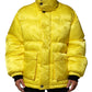 Yellow Nylon Logo Puffer Bomber Men Jacket