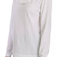 White Cotton Longsleeve Collared Blouse