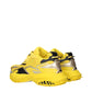 Yellow Fabric Athletic Sneakers