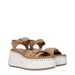 Brown Leather Platforms