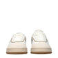 White Leather Low Tops
