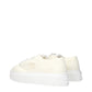 Beige Fabric Platform Sneakers