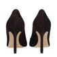Brown Leather High Heel Pumps
