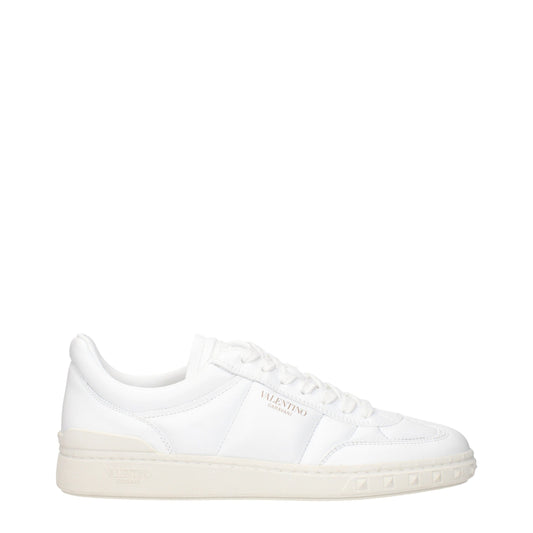 White Leather Low Tops