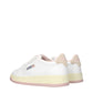 White Leather Low Tops