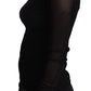 Black Turtleneck Form Fitting Pullover Sweater
