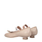 Pink Leather Ballet Flats