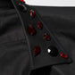 Black Cotton Embellished Collar Men’s Shirt