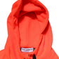 Red Fluorescent Polyester Logo Patch Hoodie Sweater