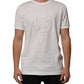 White Cotton DG Crown Embossed Men T-shirt