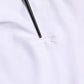 White Cotton Logo Patch Crew Neck Men T-shirt