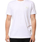 White Logo Plaque Cotton Crew Neck T-shirt