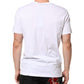 White Logo Plaque Cotton Crew Neck T-shirt