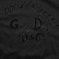 Black Cotton Velvet Logo Print Men T-shirt