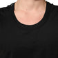 Black Cotton Sleeveless Underwear Men Tank Top