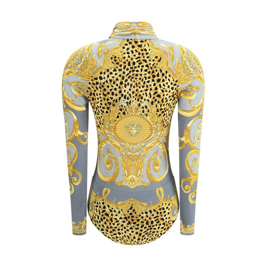 Leopard draped Bodysuit