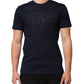Dark Blue Cotton DG Logo Print Men’s Top T-shirt