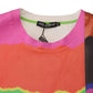 Multicolor Print Blouse Cotton Tank TV Print T-shirt