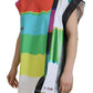 Multicolor Print Blouse Cotton Tank TV Print T-shirt