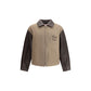 Wool and leather college Jacket