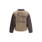 Wool and leather college Jacket