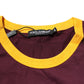 Burgundy Cotton DG Super King Logo T-Shirt