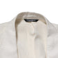 Light Cream Linen Embroidered 2 Piece Suit