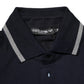 Navy Blue Cotton Crown Crest Logo Men T-Shirt