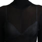 Black Turtleneck Slim Fit Pullover Sweater