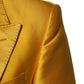 Yellow 2 Piece Silk Blend Men Suit SICILIA